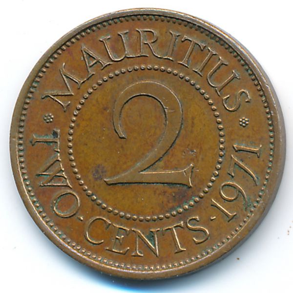 Маврикий, 2 цента (1971 г.)