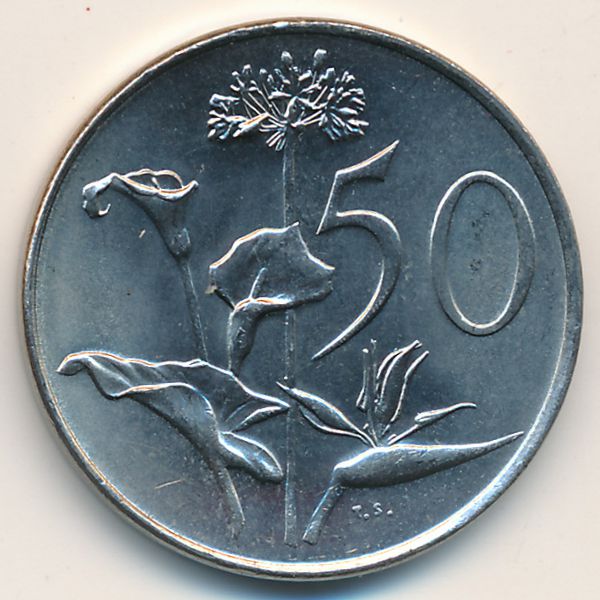 ЮАР, 50 центов (1970 г.)