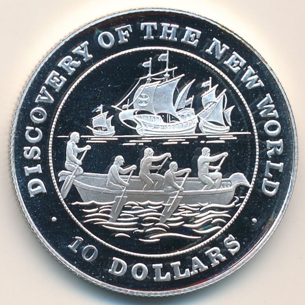 Багамские острова, 10 долларов (1991 г.)