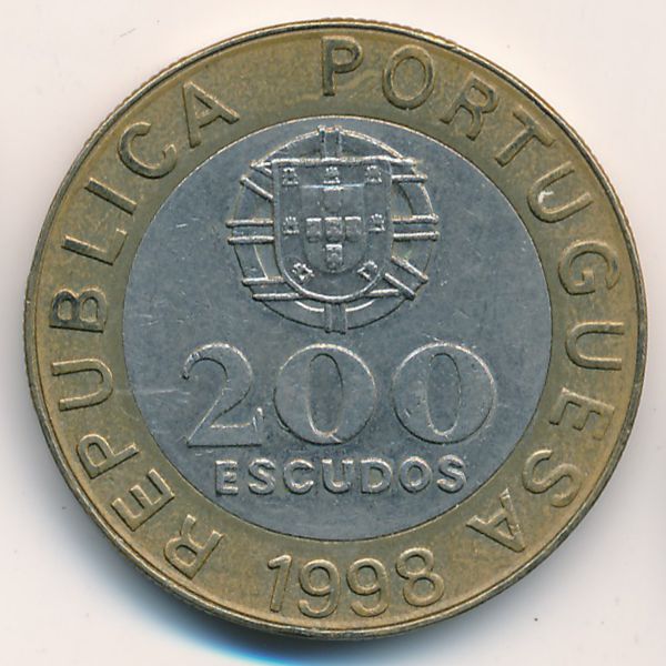 Португалия, 200 эскудо (1998 г.)