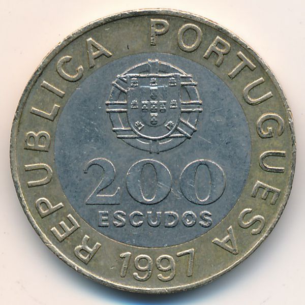Португалия, 200 эскудо (1997 г.)