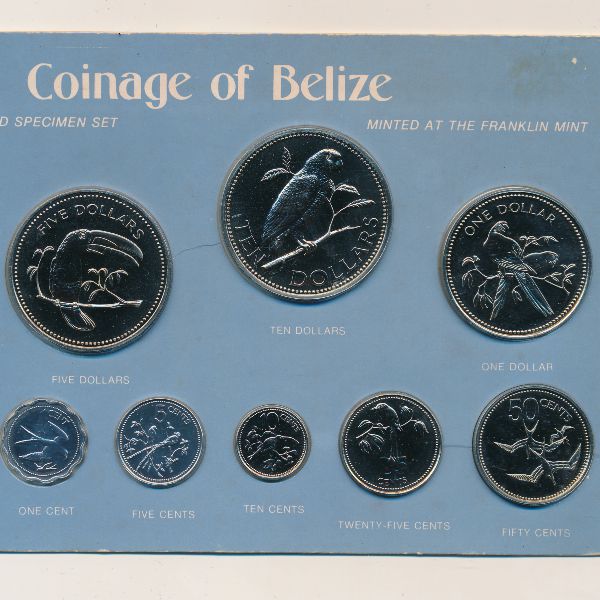 Белиз, Набор монет (1982 г.)