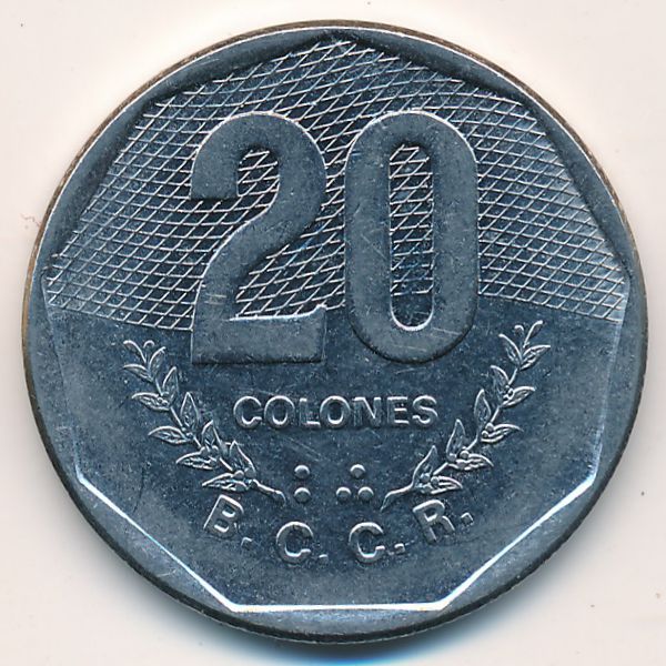 Коста-Рика, 20 колон (1985 г.)