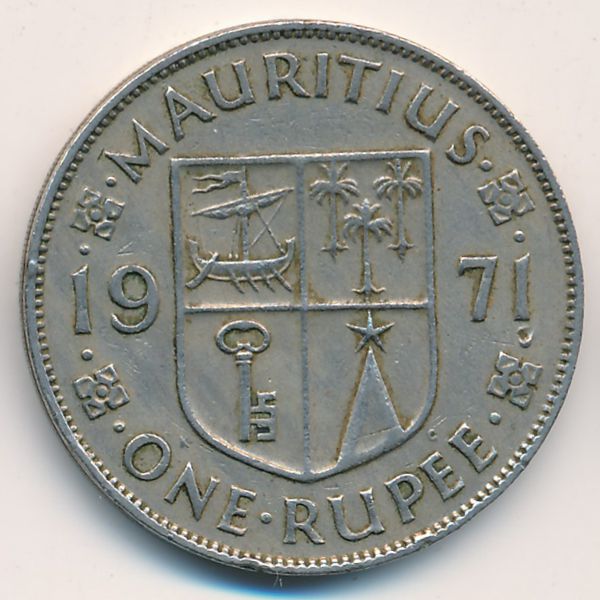 Маврикий, 1 рупия (1971 г.)