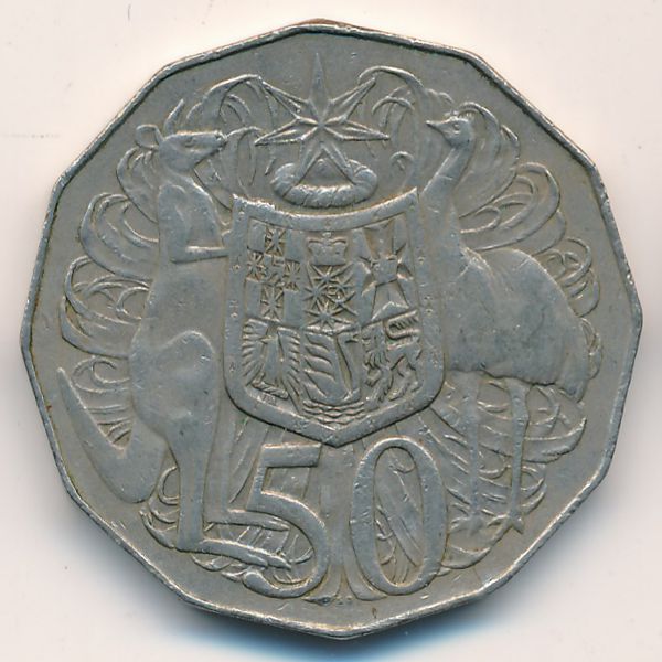 Австралия, 50 центов (1969 г.)