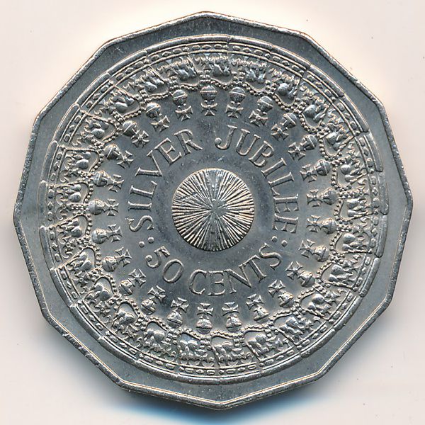 Австралия, 50 центов (1977 г.)