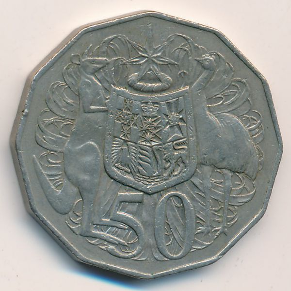 Австралия, 50 центов (1981 г.)
