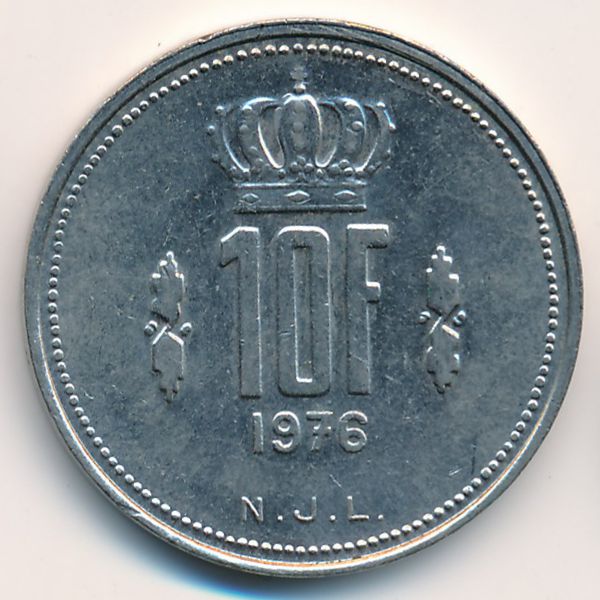 Люксембург, 10 франков (1976 г.)