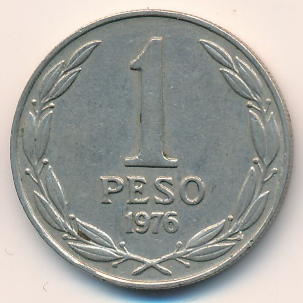 Чили, 1 песо (1976 г.)