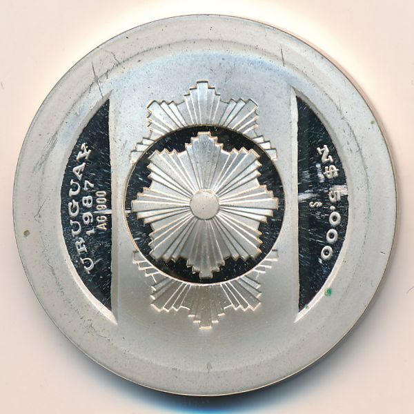 Уругвай, 5000 новых песо (1987 г.)