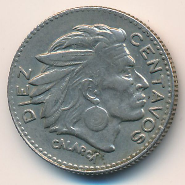 Колумбия, 10 сентаво (1954 г.)
