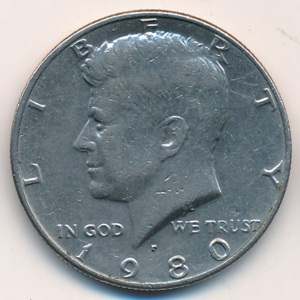 США, 1/2 доллара (1980 г.)