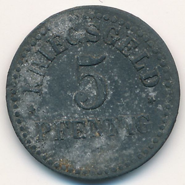 Кемпен., 5 пфеннигов