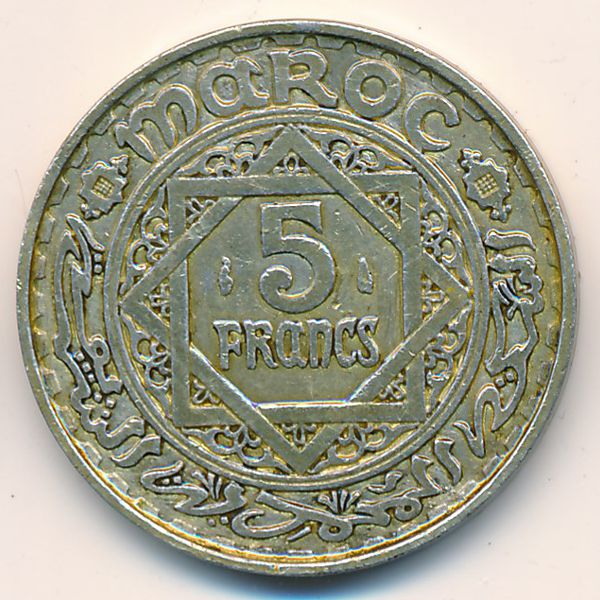 Марокко, 5 франков (1951 г.)