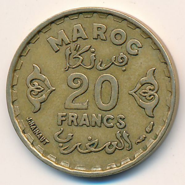 Марокко, 20 франков (1951 г.)