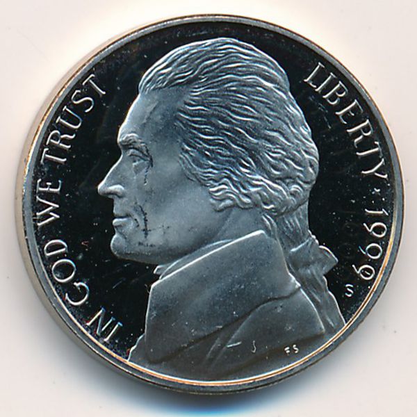 США, 5 центов (1999 г.)