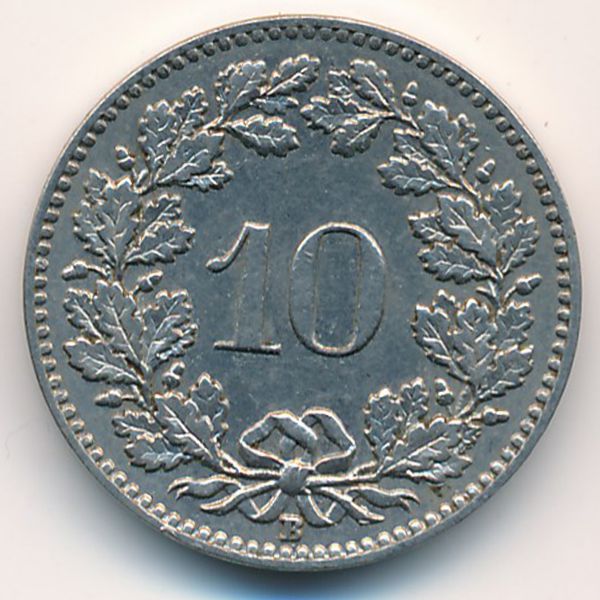 Швейцария, 10 раппенов (1932 г.)