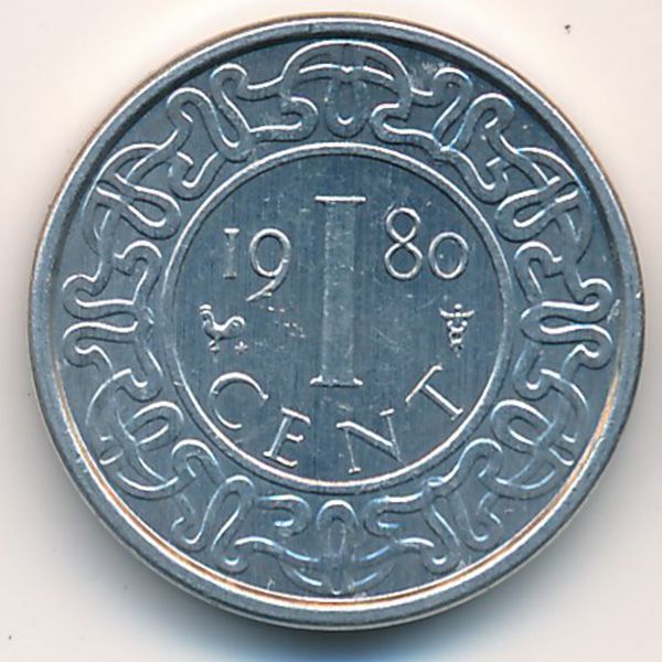 Суринам, 1 цент (1980 г.)