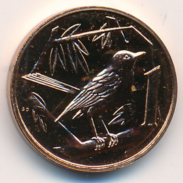 Каймановы острова, 1 цент (1973 г.)