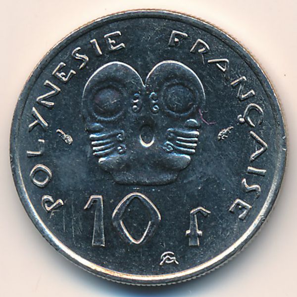 Французская Полинезия, 10 франков (1979 г.)