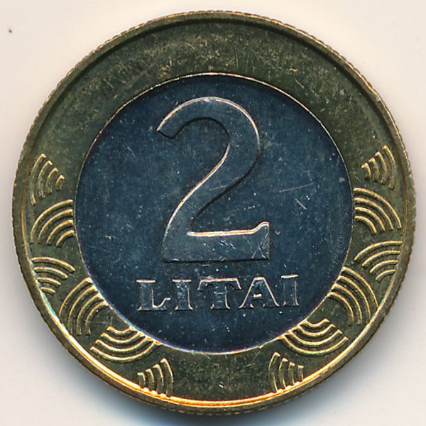 Литва, 2 лита (1998 г.)