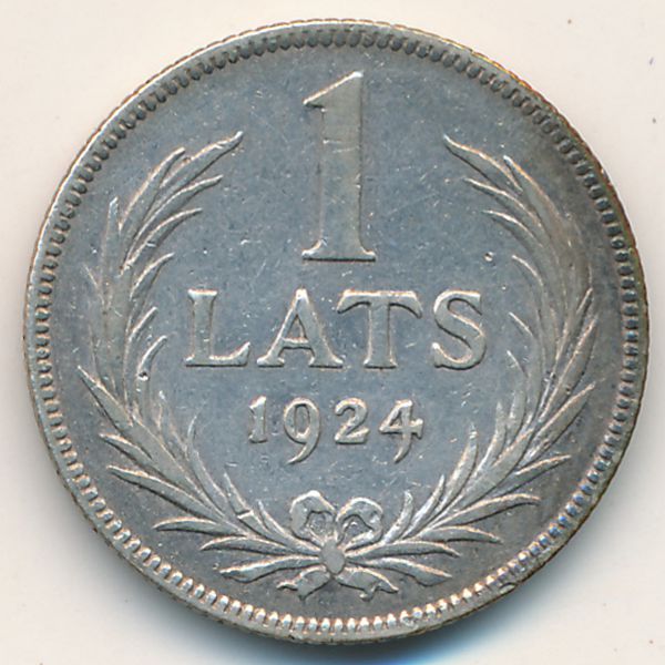 Латвия, 1 лат (1924 г.)