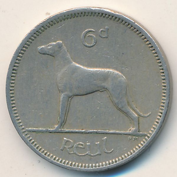 Ирландия, 6 пенсов (1962 г.)