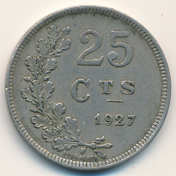 Люксембург, 25 сентим (1927 г.)