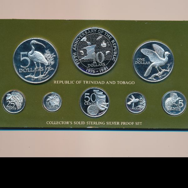Тринидад и Тобаго, Набор монет (1981 г.)