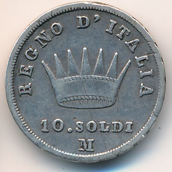 Италия, 10 сольдо (1811 г.)