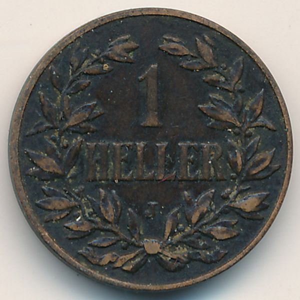 Немецкая Африка, 1 геллер (1905 г.)