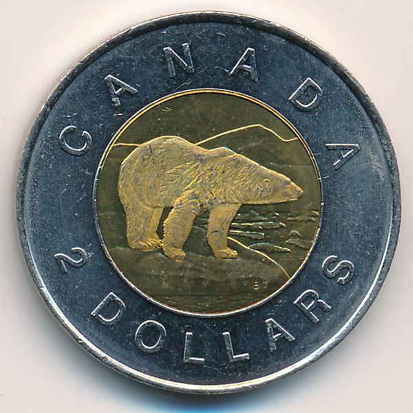 Канада, 2 доллара (1996 г.)