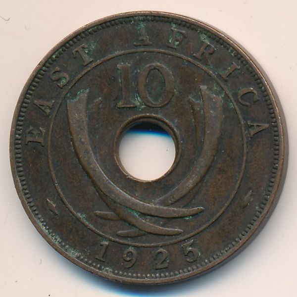 Восточная Африка, 10 центов (1925 г.)