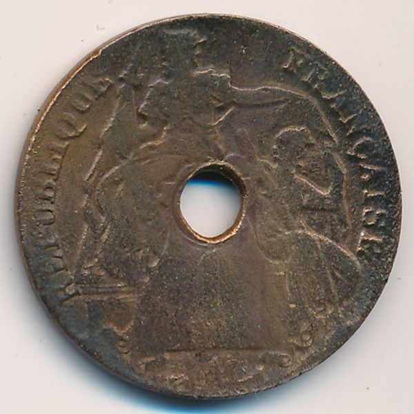 Французский Индокитай, 1 цент (1918 г.)