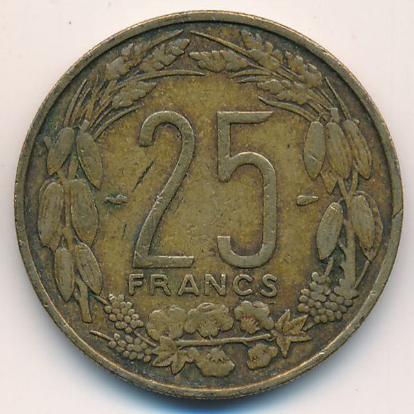 Камерун, 25 франков (1958 г.)