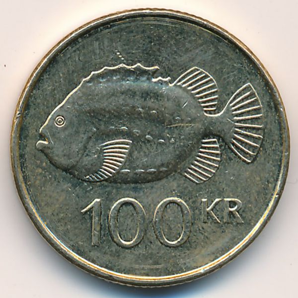 Исландия, 100 крон (2007 г.)