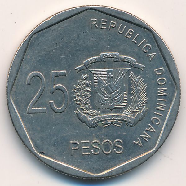 Доминиканская республика, 25 песо (2010 г.)