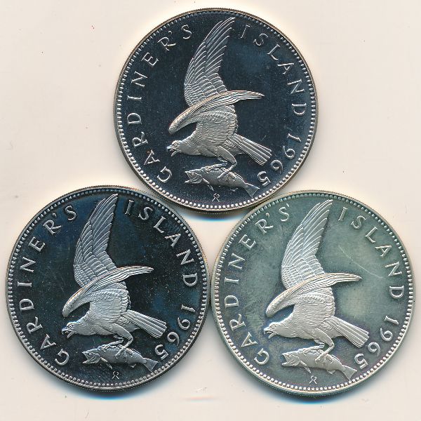 Остров Гардинер., Набор монет (1965 г.)