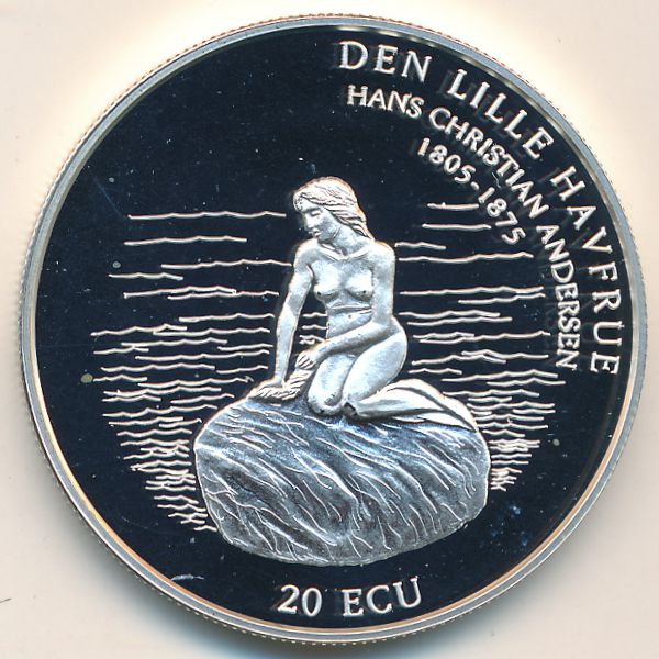 Дания., 20 экю (1995 г.)