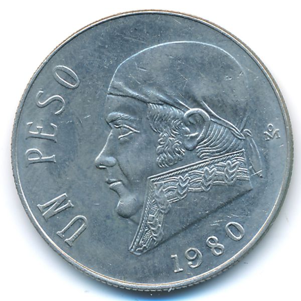 Мексика, 1 песо (1980 г.)