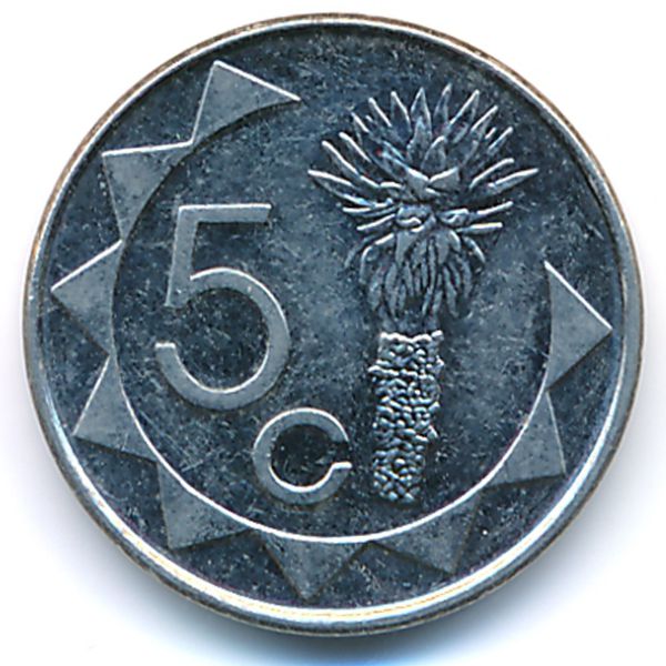 Намибия, 5 центов (2012 г.)