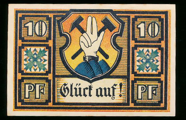 Нотгельды Германии, 10 пфенигов 