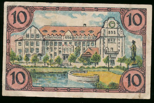 Нотгельды Германии, 10 пфенигов 