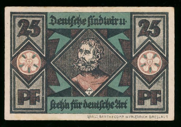 Нотгельды Германии, 25 пфенигов 