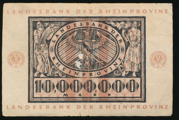 Дюссельдорф., 10000000 марок (1923 г.)