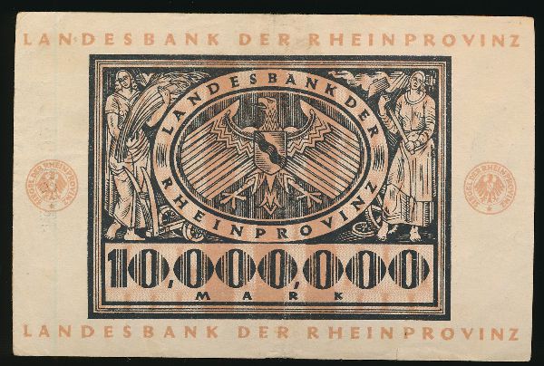 Дюссельдорф., 10000000 марок (1923 г.)