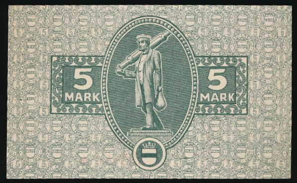 Крефельд., 5 марок (1918 г.)