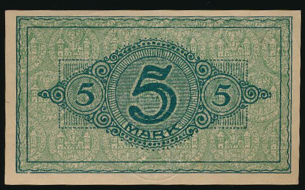 Котбус., 5 марок (1919 г.)