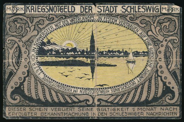 Шлезвиг., 5 марок (1918 г.)