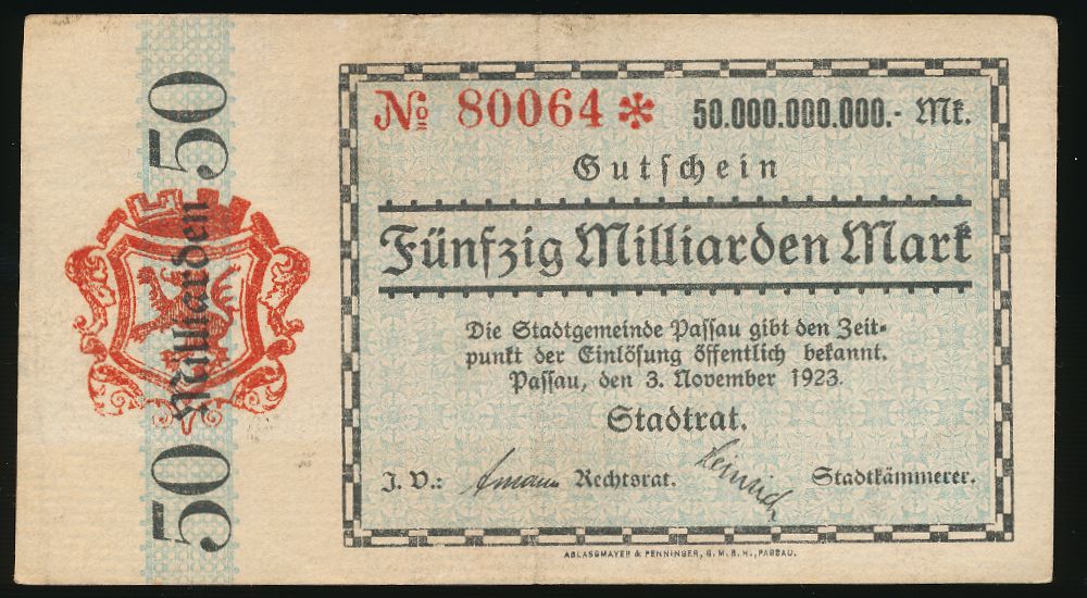 Пассау., 50000000000 марок (1923 г.)